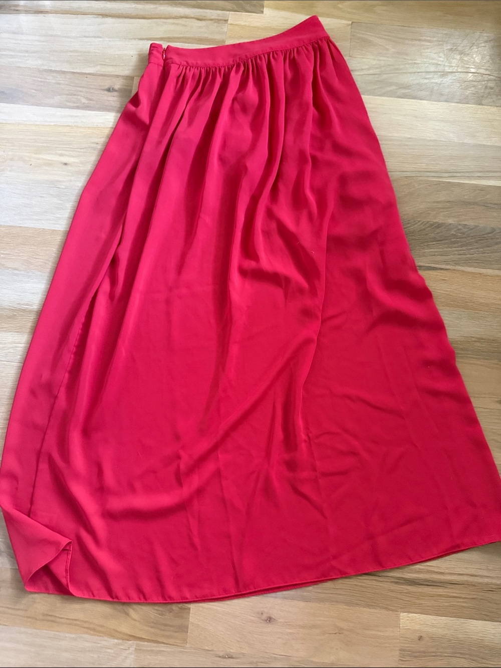 Banana Republic Red Maxi Skirt - Picture 4 of 5